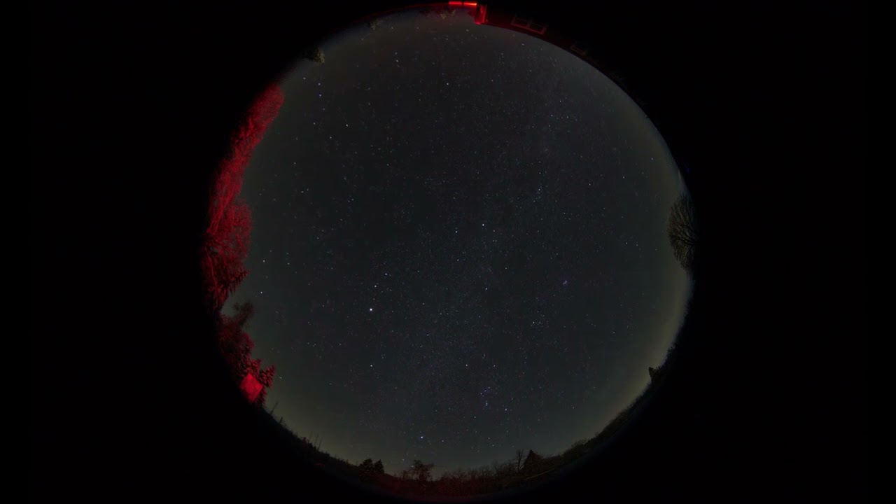 Sternenhimmel über Sankt Andreasberg in einer kalten Winternacht | 4K FullDome